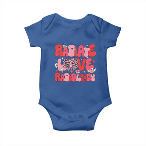 Rad Tech Nurse Valentine's Day Baby Onesie X-Ray Ultrasound MRI CT Mammography Technologist Vday Gift TS10 Royal Blue Print Your Wear