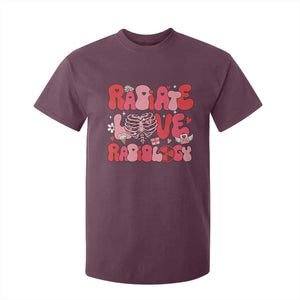 Rad Tech Nurse Valentine's Day T Shirt For Kid X-Ray Ultrasound MRI CT Mammography Technologist Vday Gift TS10 Maroon Print Your Wear