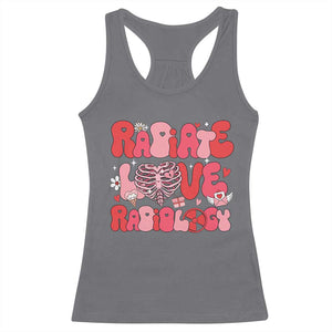 Rad Tech Nurse Valentine's Day Racerback Tank Top X-Ray Ultrasound MRI CT Mammography Technologist Vday Gift TS10 Charcoal Print Your Wear