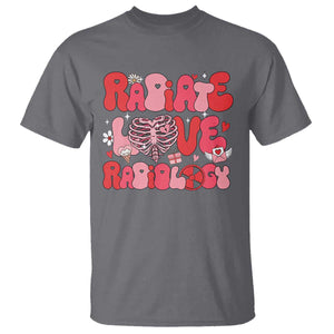 Rad Tech Nurse Valentine's Day T Shirt X-Ray Ultrasound MRI CT Mammography Technologist Vday Gift TS10 Charcoal Print Your Wear