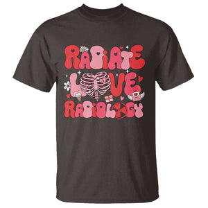 Rad Tech Nurse Valentine's Day T Shirt X-Ray Ultrasound MRI CT Mammography Technologist Vday Gift TS10 Dark Chocolate Print Your Wear