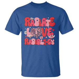 Rad Tech Nurse Valentine's Day T Shirt X-Ray Ultrasound MRI CT Mammography Technologist Vday Gift TS10 Royal Blue Print Your Wear