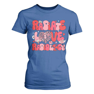 Rad Tech Nurse Valentine's Day T Shirt For Women X-Ray Ultrasound MRI CT Mammography Technologist Vday Gift TS10 Royal Blue Print Your Wear