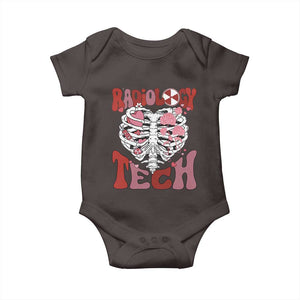 Rad Tech Nurse Valentine's Day Baby Onesie X-Ray Ultrasound MRI CT Mammography Vday Gift TS10 Dark Chocolate Print Your Wear