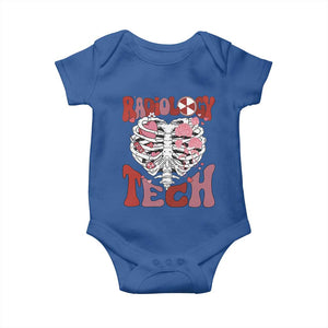 Rad Tech Nurse Valentine's Day Baby Onesie X-Ray Ultrasound MRI CT Mammography Vday Gift TS10 Royal Blue Print Your Wear