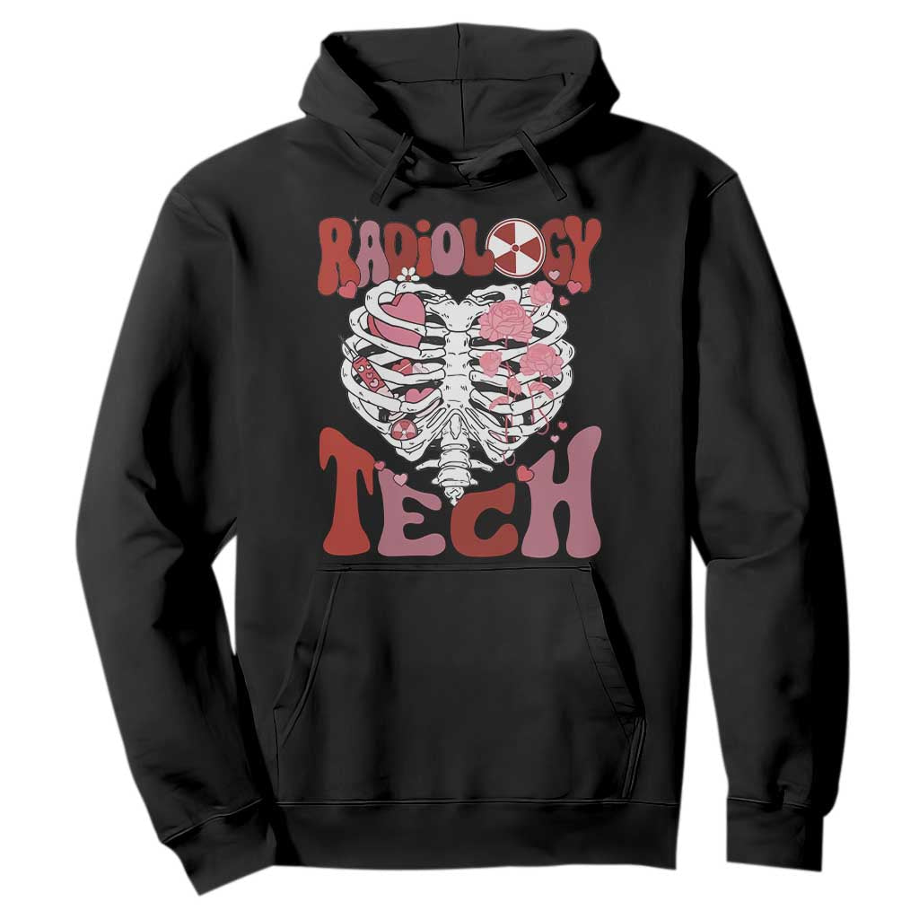 Rad Tech Nurse Valentine's Day Hoodie X-Ray Ultrasound MRI CT Mammography Vday Gift TS10 Black Print Your Wear