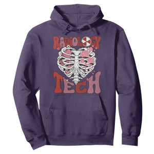 Rad Tech Nurse Valentine's Day Hoodie X-Ray Ultrasound MRI CT Mammography Vday Gift TS10 Purple Print Your Wear