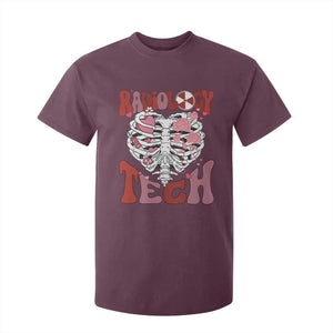 Rad Tech Nurse Valentine's Day T Shirt For Kid X-Ray Ultrasound MRI CT Mammography Vday Gift TS10 Maroon Print Your Wear