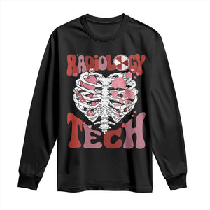 Rad Tech Nurse Valentine's Day Long Sleeve Shirt X-Ray Ultrasound MRI CT Mammography Vday Gift TS10 Black Print Your Wear