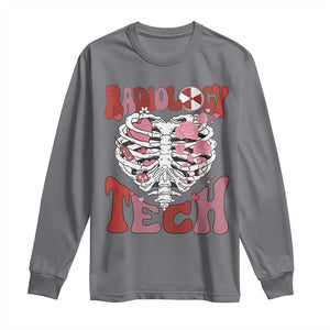 Rad Tech Nurse Valentine's Day Long Sleeve Shirt X-Ray Ultrasound MRI CT Mammography Vday Gift TS10 Charcoal Print Your Wear