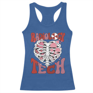 Rad Tech Nurse Valentine's Day Racerback Tank Top X-Ray Ultrasound MRI CT Mammography Vday Gift TS10 Royal Blue Print Your Wear