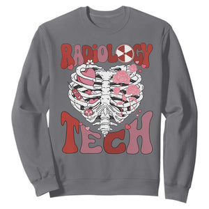 Rad Tech Nurse Valentine's Day Sweatshirt X-Ray Ultrasound MRI CT Mammography Vday Gift TS10 Charcoal Print Your Wear