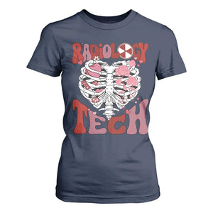 Rad Tech Nurse Valentine's Day T Shirt For Women X-Ray Ultrasound MRI CT Mammography Vday Gift TS10 Navy Print Your Wear