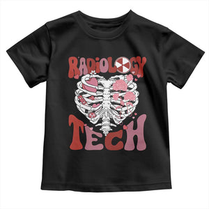 Rad Tech Nurse Valentine's Day Toddler T Shirt X-Ray Ultrasound MRI CT Mammography Vday Gift TS10 Black Print Your Wear