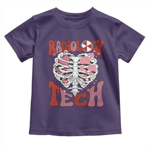 Rad Tech Nurse Valentine's Day Toddler T Shirt X-Ray Ultrasound MRI CT Mammography Vday Gift TS10 Purple Print Your Wear