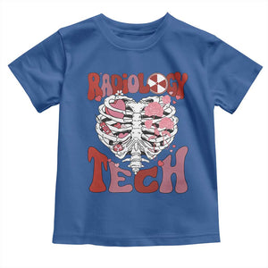 Rad Tech Nurse Valentine's Day Toddler T Shirt X-Ray Ultrasound MRI CT Mammography Vday Gift TS10 Royal Blue Print Your Wear