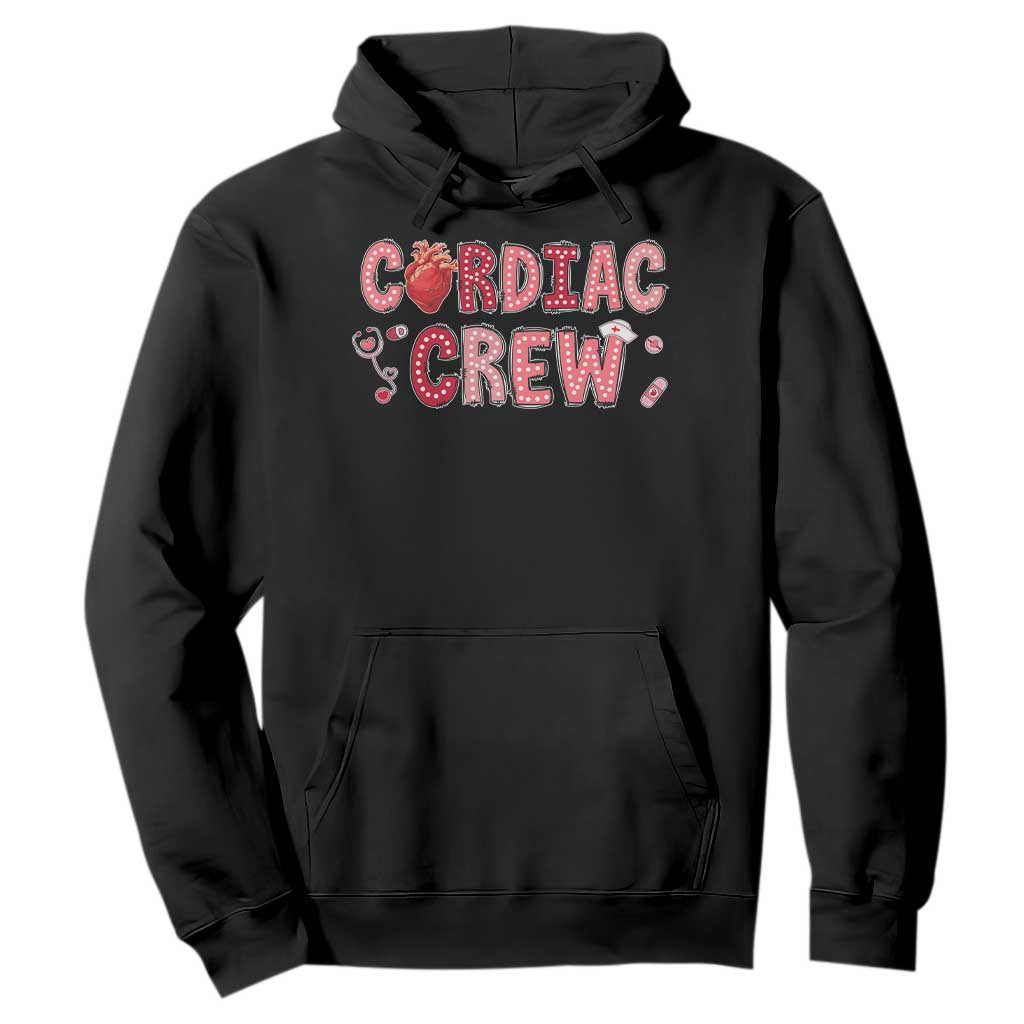 Valentine Cardiac Nurse Hoodie Heart Anatomy TS10 Black Print Your Wear