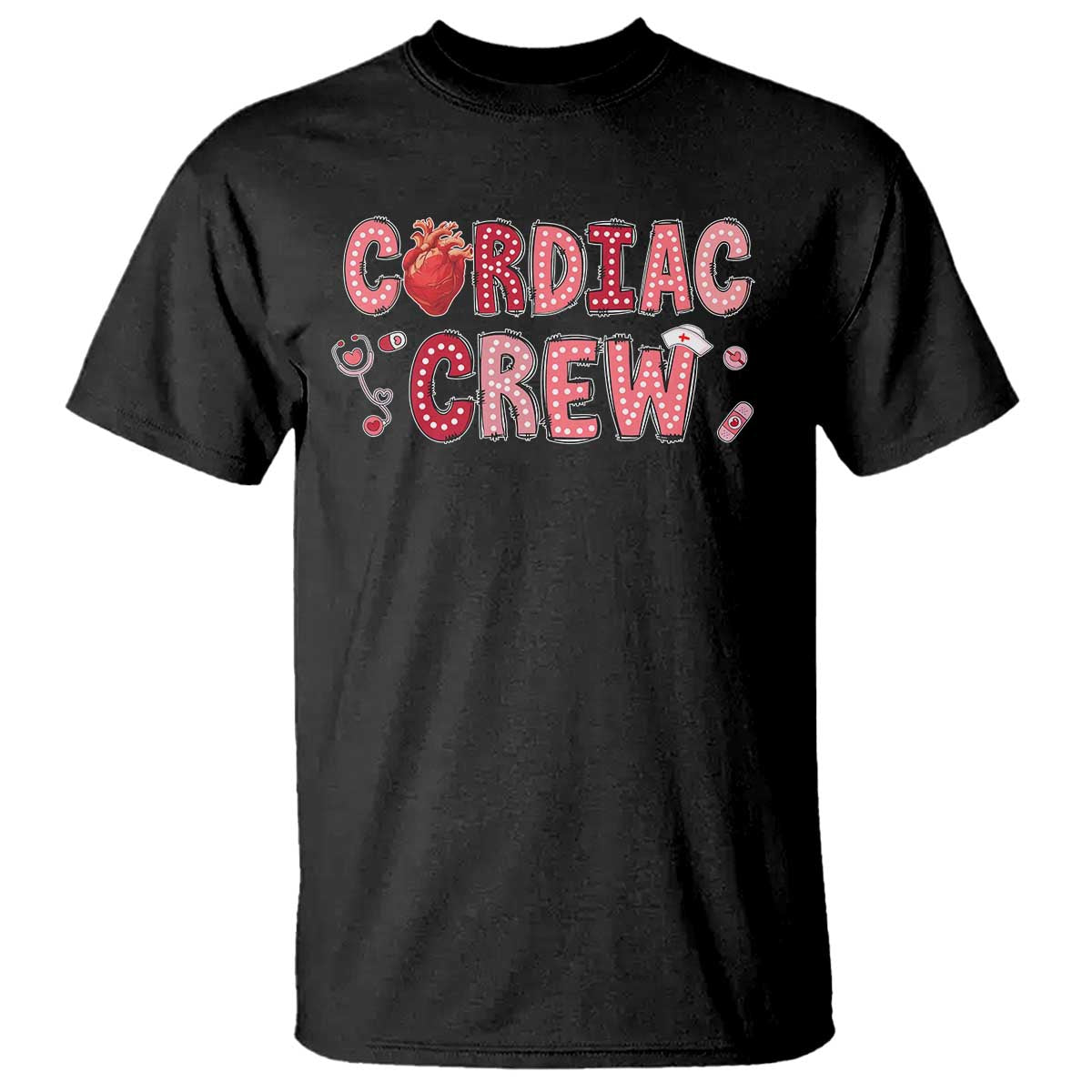 Valentine Cardiac Nurse T Shirt Heart Anatomy TS10 Black Print Your Wear