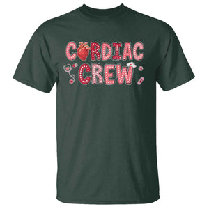 Valentine Cardiac Nurse T Shirt Heart Anatomy TS10 Dark Forest Green Print Your Wear