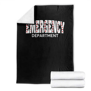 Emergency Department Throw Blanket Cute ER Nurse Gift TS10 Black Print Your Wear