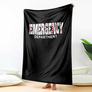 Emergency Department Throw Blanket Cute ER Nurse Gift TS10 Print Your Wear