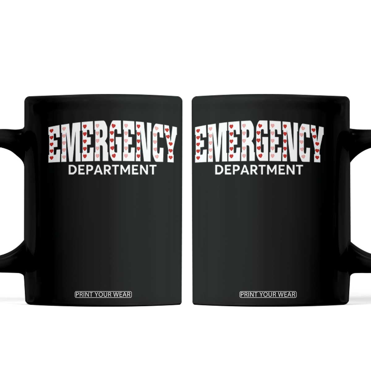 Emergency Department Coffee Mug Cute ER Nurse Gift TS10 Black Print Your Wear