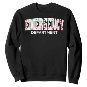 Emergency Department Sweatshirt Cute ER Nurse Gift TS10 Black Print Your Wear