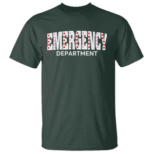 Emergency Department T Shirt Cute ER Nurse Gift TS10 Dark Forest Green Print Your Wear