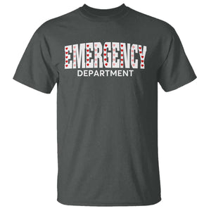 Emergency Department T Shirt Cute ER Nurse Gift TS10 Dark Heather Print Your Wear