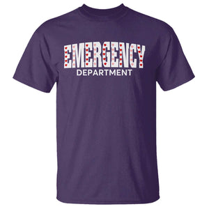 Emergency Department T Shirt Cute ER Nurse Gift TS10 Purple Print Your Wear
