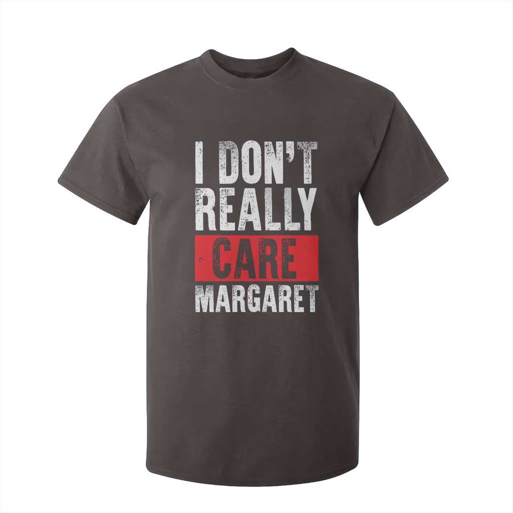 I Don't Really Care Margaret Vice President Jd Vance Meme T Shirt For Kid TS10 Dark Chocolate Print Your Wear