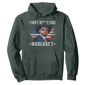 I Don't Really Care Margaret Vice President Jd Vance Cowboy Hoodie TS10 Dark Forest Green Print Your Wear