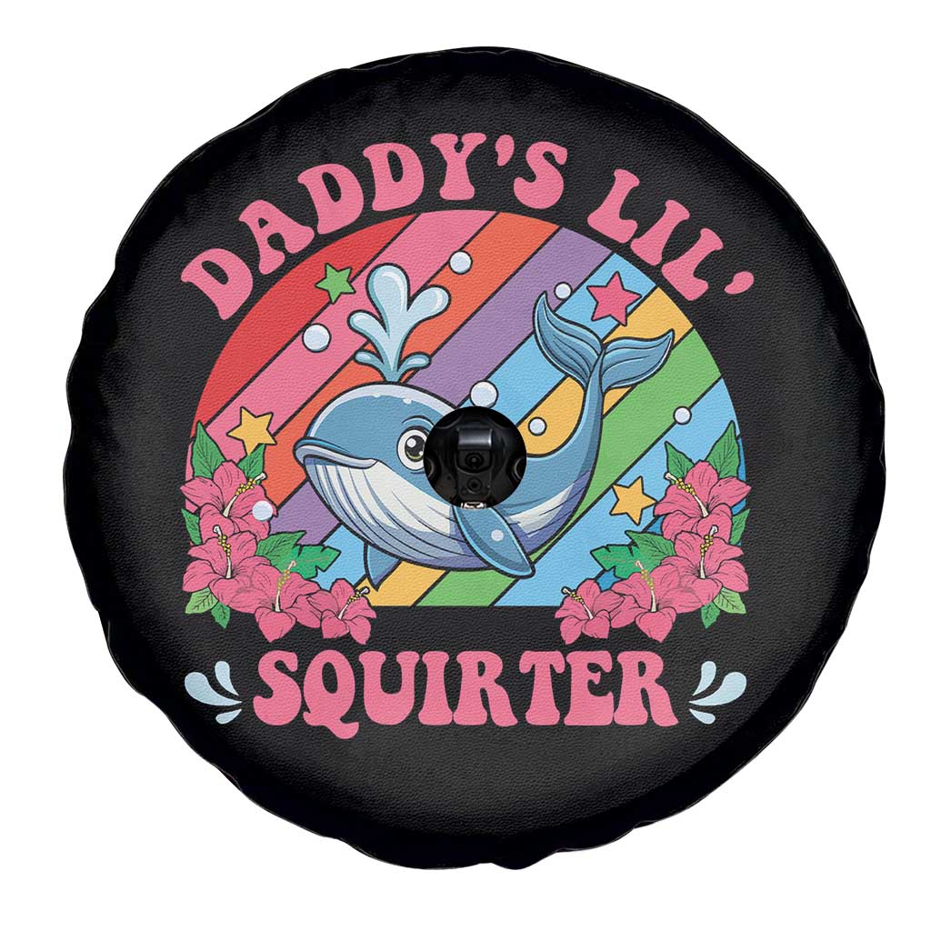 Funny Daddy's Lil Squirter Inappropriate Embarrassing Spare Tire Cover TS10 Print Your Wear