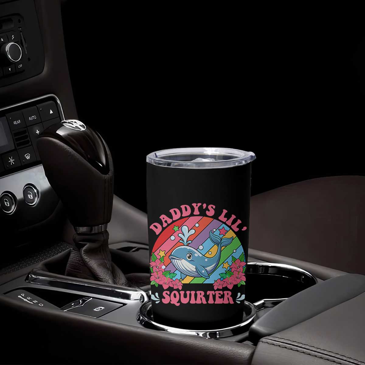 Funny Daddy's Lil Squirter Inappropriate Embarrassing Tumbler Cup TS10 Print Your Wear