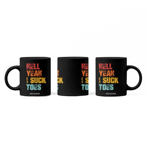 Funny Inappropriate Embarrassing Coffee Mug Funny Foot Fetish Sucking Toes Cringe Offensive Humor TS10 Print Your Wear