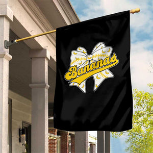 Bananas Coquette Bow Garden Flag Retro Throwback Popular Fruit Humor Banana Classic TS10 Print Your Wear