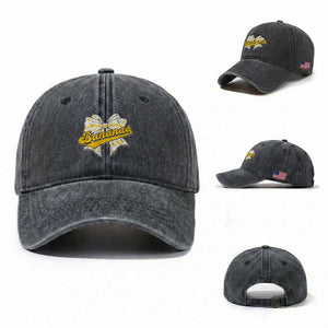 Bananas Coquette Bow Washed Cotton Baseball Cap Retro Throwback Popular Fruit Humor Banana Classic TS10 Washed Cap Universal Fit Dark Gray Print Your Wear