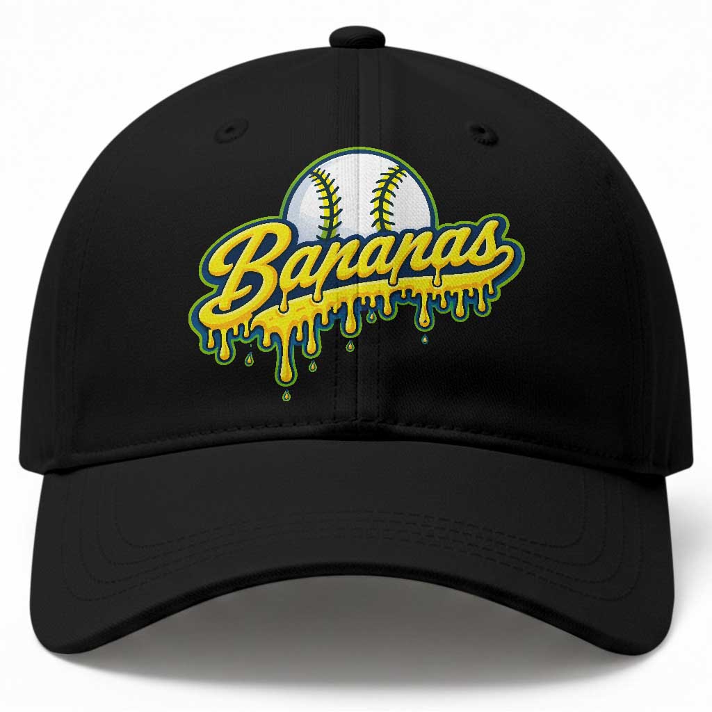 Funny Banana Baseball Baseball Cap Sports Team Baseball Drip Ice Cream Style TS10 Print Your Wear