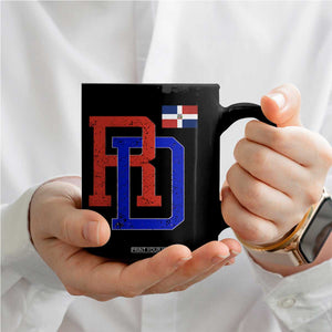 Dominican Republic Coffee Mug Distressed RD Flag Dominican Pride TS10 Print Your Wear