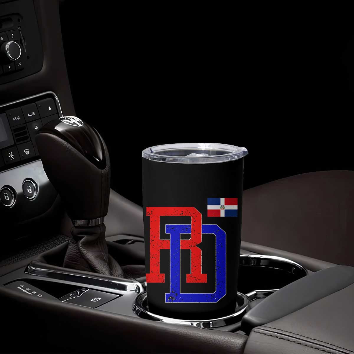 Dominican Republic Tumbler Cup Distressed RD Flag Dominican Pride TS10 Print Your Wear