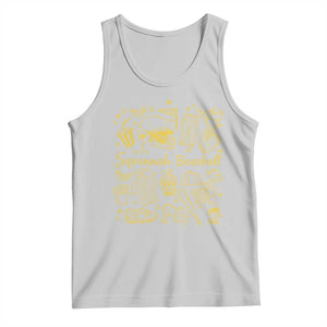 Bananas Baseball Tank Top Cute Trendy Banana Baseball Game Day Doodle TS10 Ash Print Your Wear