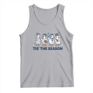 Baseball Silly Goose Tank Top Funny Tis The Season Baseball Mom TS10 Athletic Heather Print Your Wear