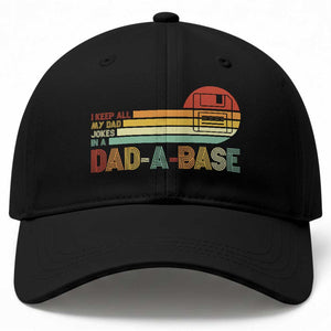 Funny Dad Jokes In A Dad-a-base Baseball Cap Retro Vintage Fathers Day TS10 Print Your Wear