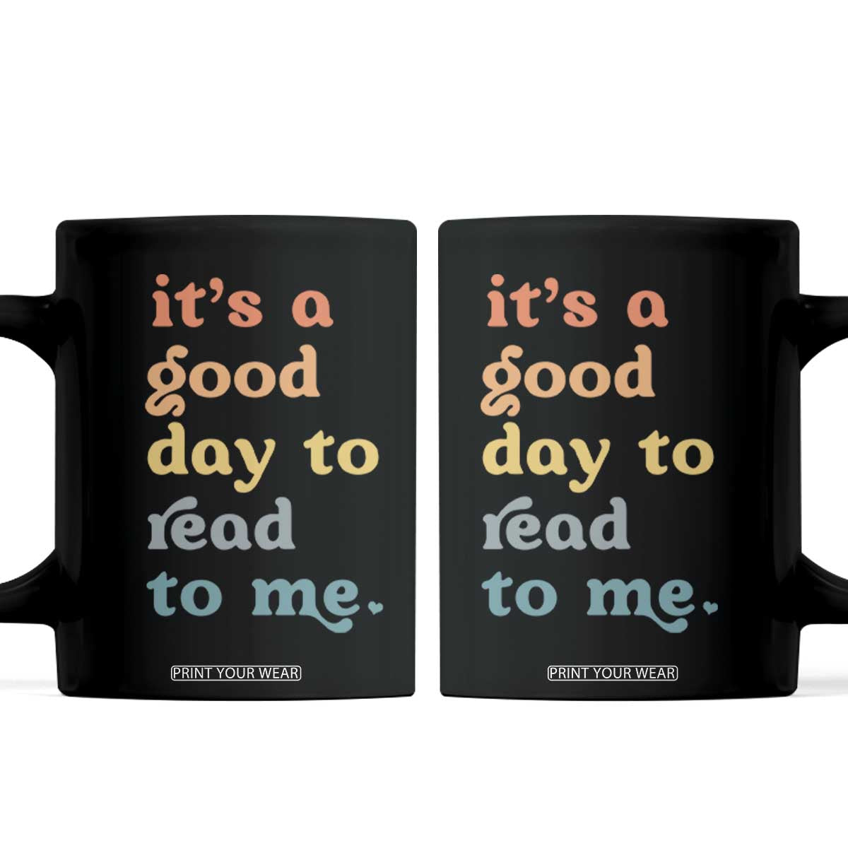 Read To Me Coffee Mug Sassy Baby Shower Bookish Little Reader TS10 Black Print Your Wear