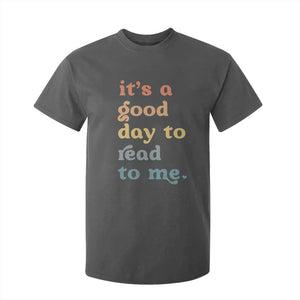 Read To Me T Shirt For Kid Sassy Baby Shower Bookish Little Reader TS10 Dark Heather Print Your Wear