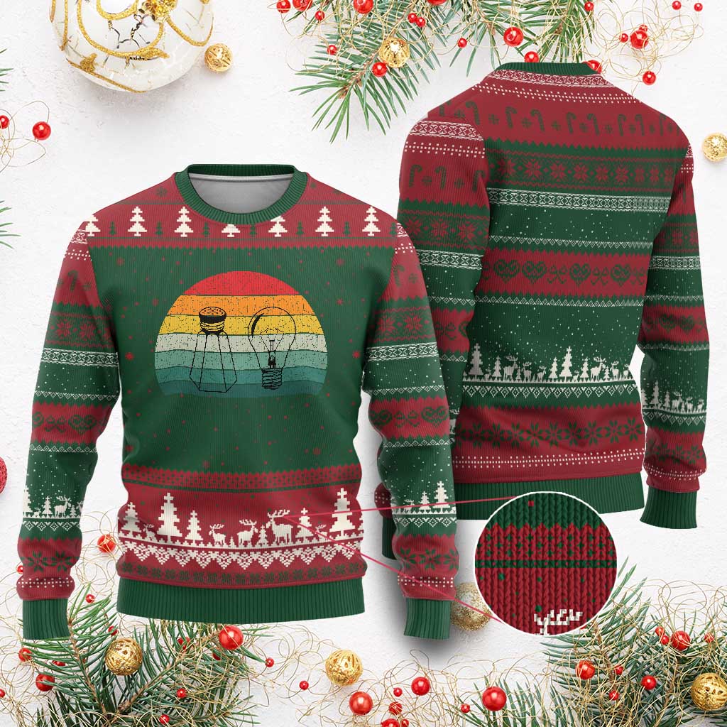 Retro Salt Light Be Ye Salt Christ Ugly Christmas Sweater Bible Verse Christian Worship TS10 Red Green Print Your Wear