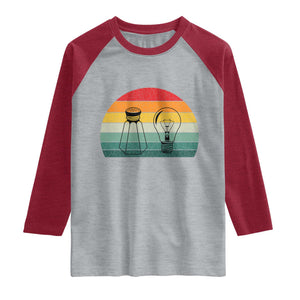 Retro Salt Light Be Ye Salt Christ Raglan Shirt Bible Verse Christian Worship TS10 Heather Gray Heather Red Print Your Wear
