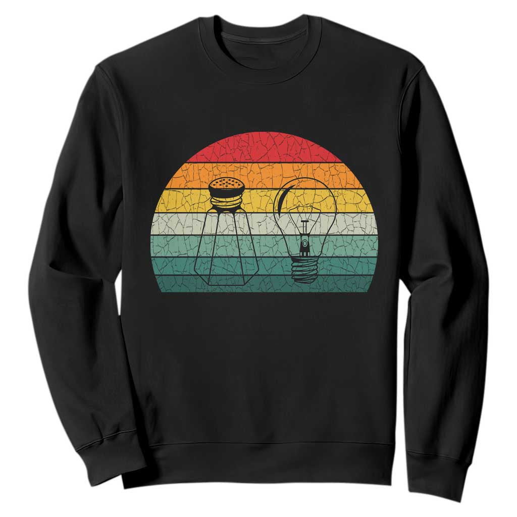 Retro Salt Light Be Ye Salt Christ Sweatshirt Bible Verse Christian Worship TS10 Black Print Your Wear