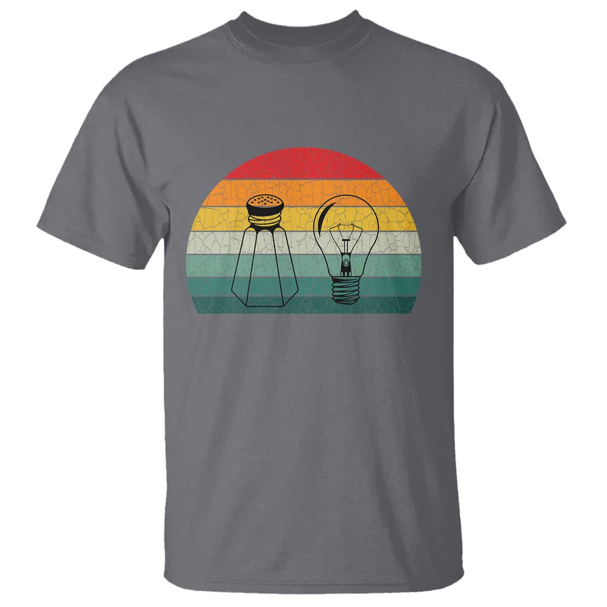 Retro Salt Light Be Ye Salt Christ T Shirt Bible Verse Christian Worship TS10 Charcoal Print Your Wear