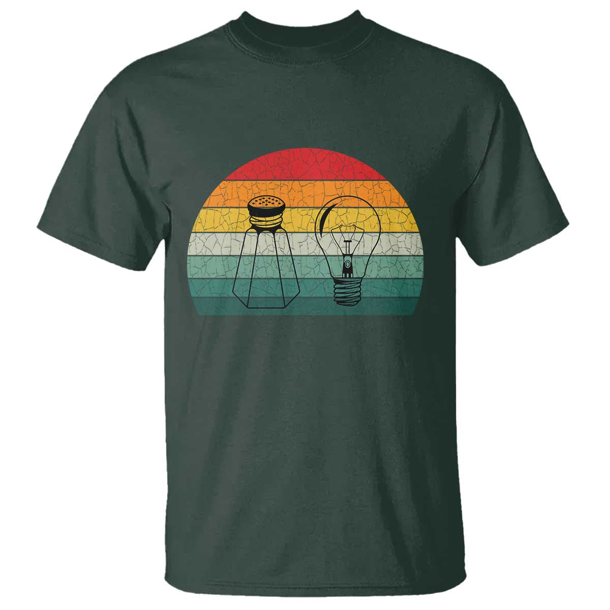 Retro Salt Light Be Ye Salt Christ T Shirt Bible Verse Christian Worship TS10 Dark Forest Green Print Your Wear